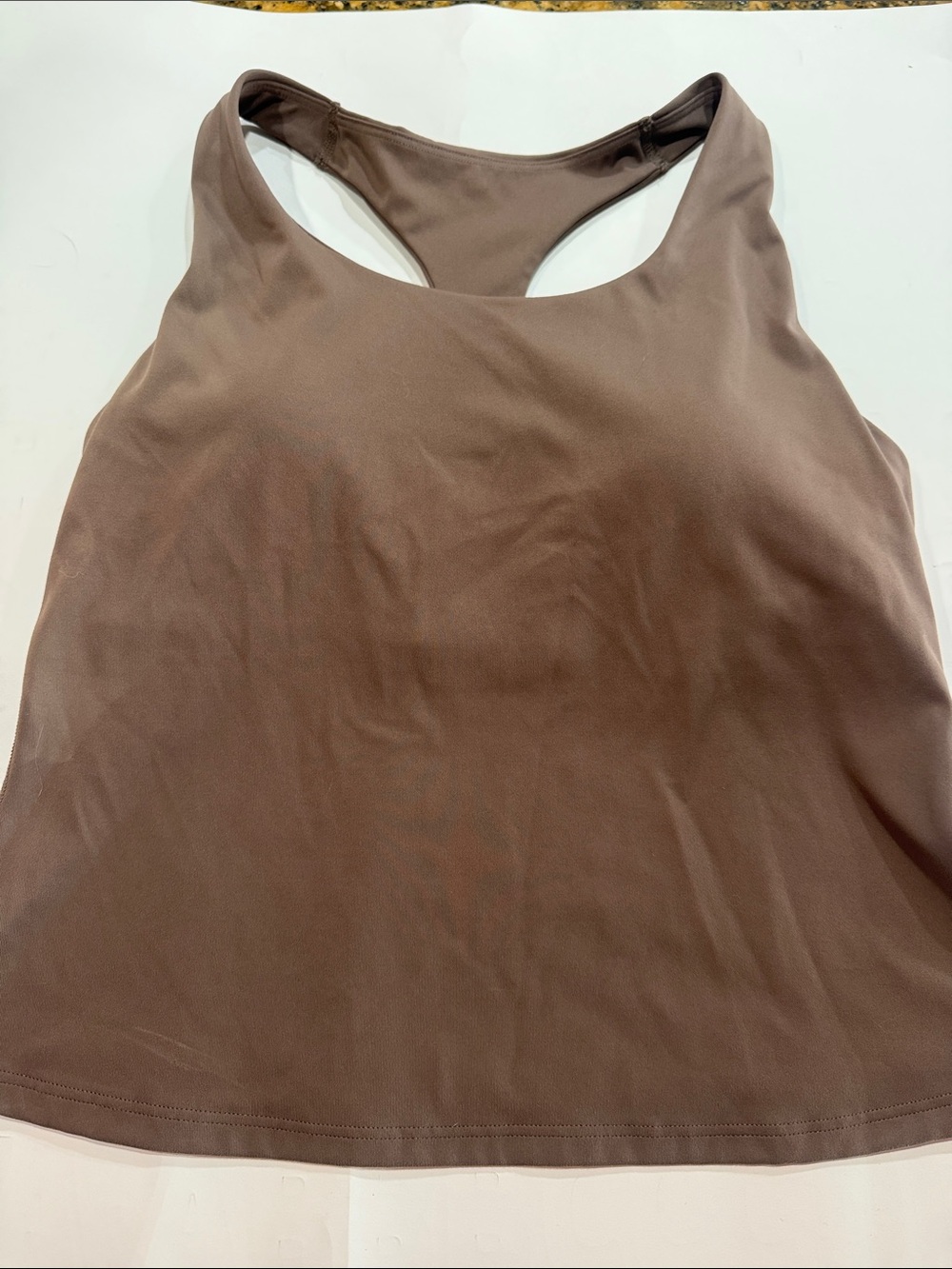 Women’s Racerback Tank Top - dark taupe/ Brown